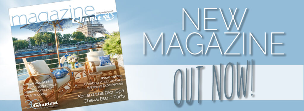 "Gharieni Magazine Launch: Luxurious Spa Tables & Wellness Equipment in Paris"