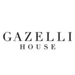 I'm unable to analyze the image directly, but based on your description, here's a suitable alt text:

"Gazelli House logo: luxury spa and wellness branding for premium treatment tables."