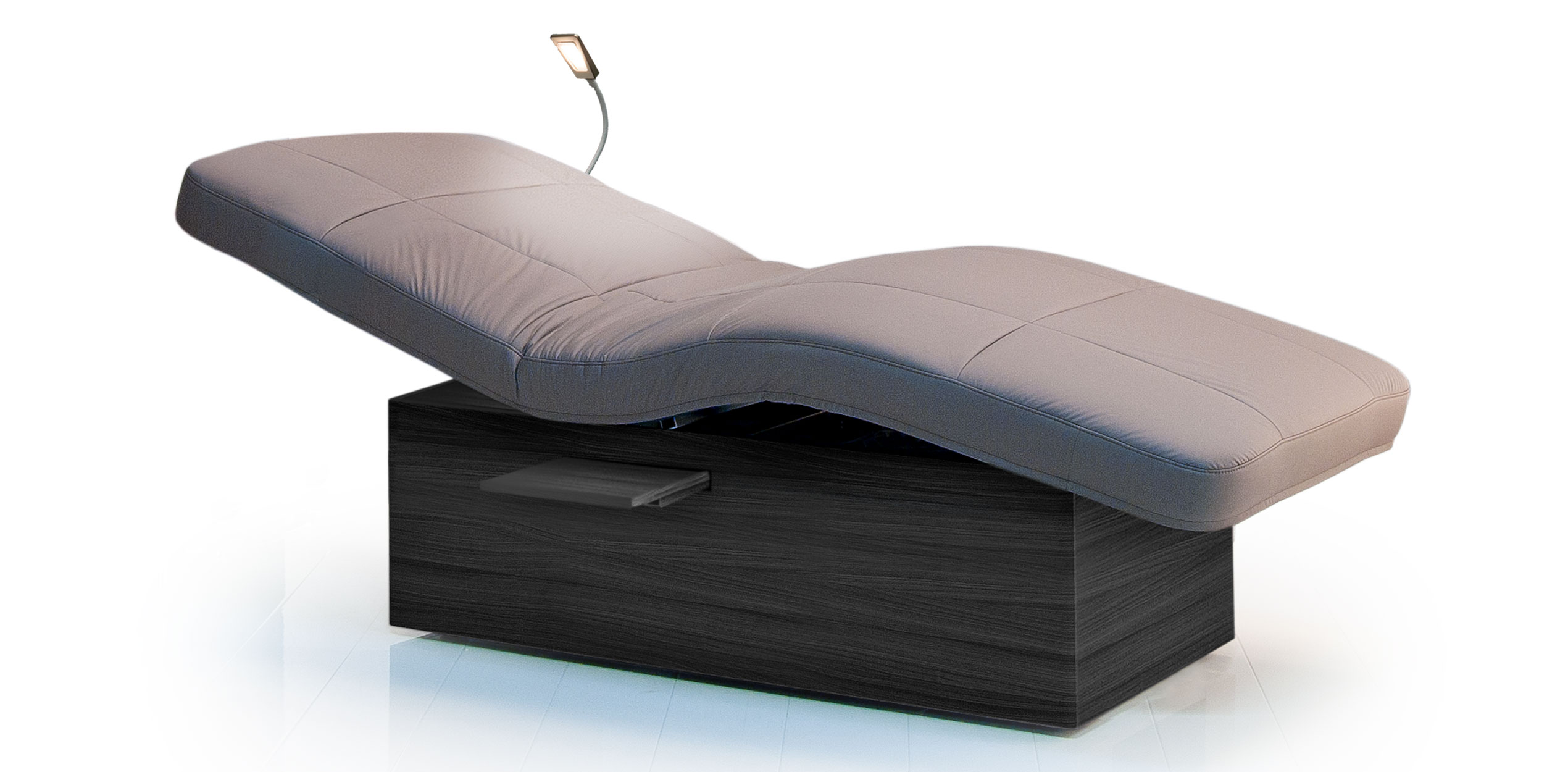 Gharieni premium spa treatment table with adjustable ergonomic design.