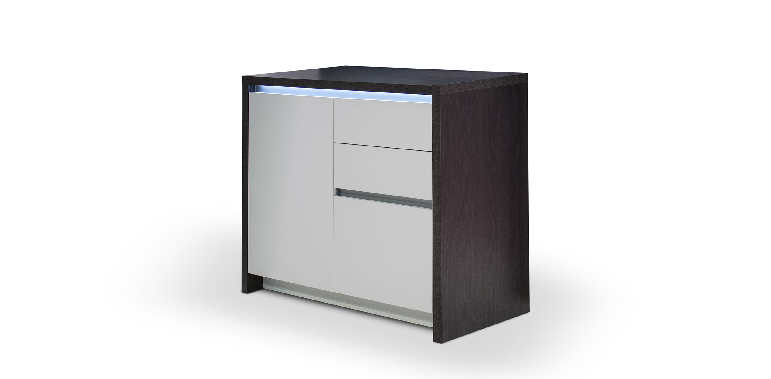 Gharieni luxury spa cabinet with sleek design and modern LED lighting.