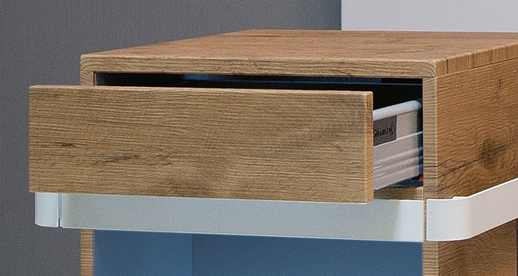 Gharieni premium spa drawer with sleek wooden finish and modern design.