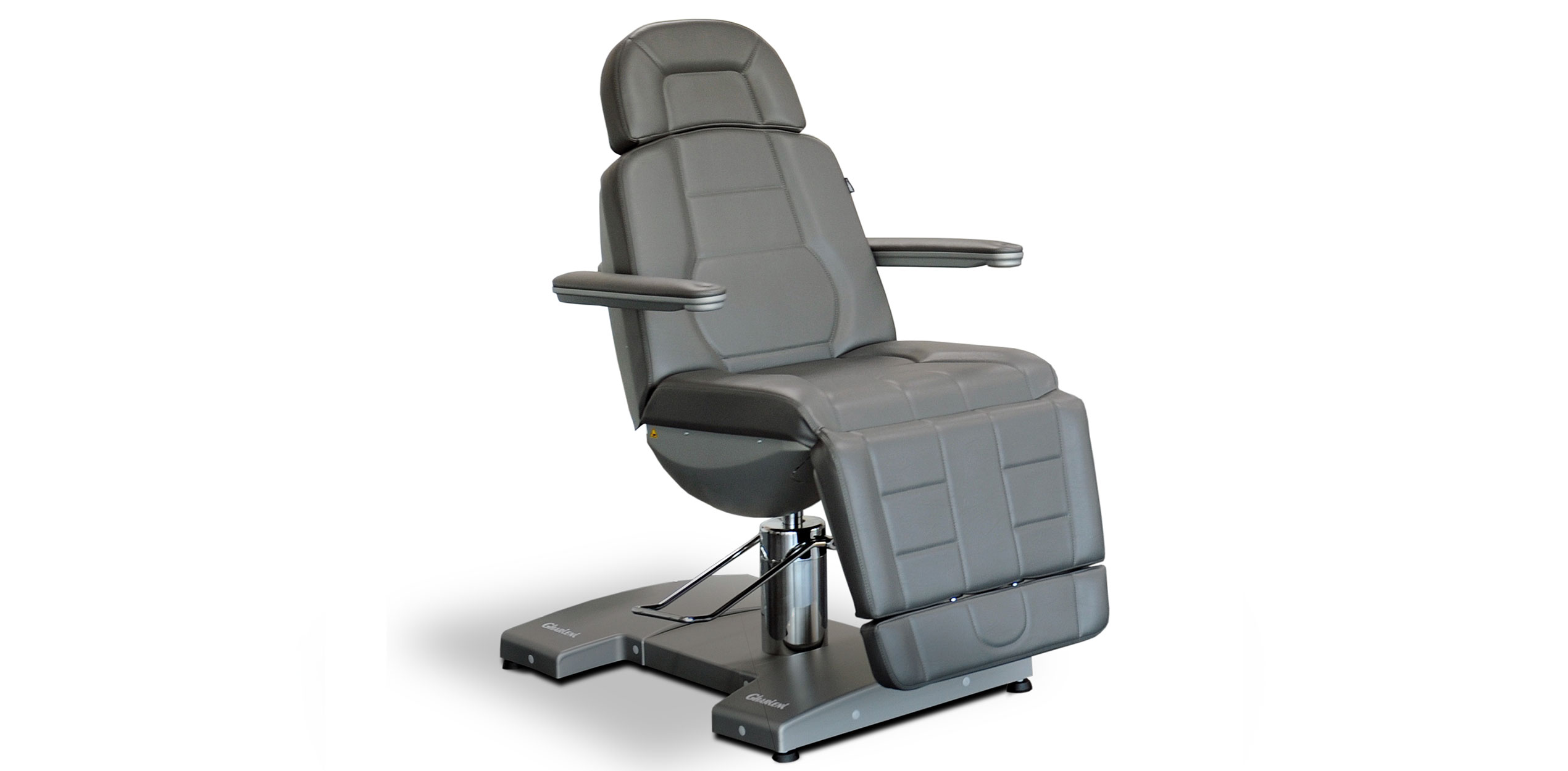 Gharieni luxury treatment table in sleek black design for premium spa experiences.