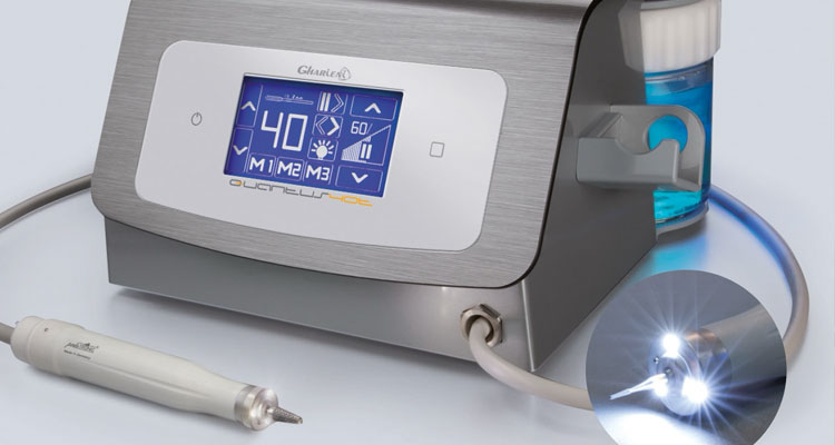 Gharieni premium spa equipment with digital display and advanced treatment tools.