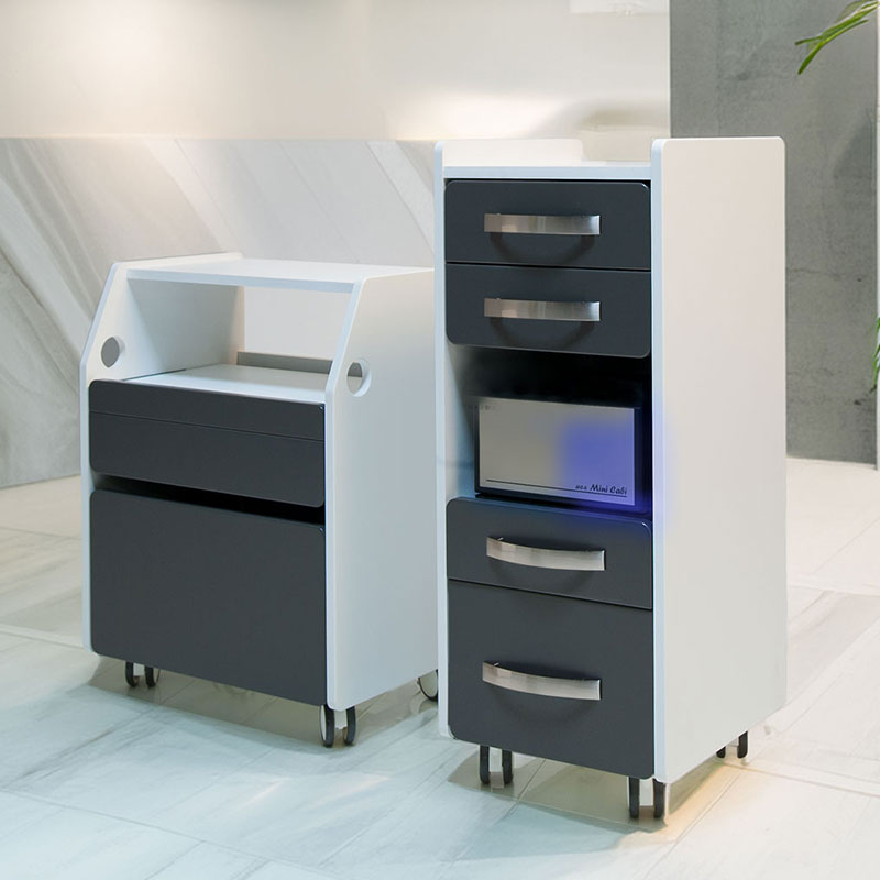 Modern spa equipment with sleek design and high-quality materials by Gharieni.