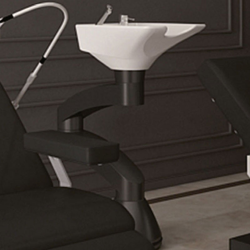 Luxurious Gharieni spa chair and sink, premium treatment equipment.
