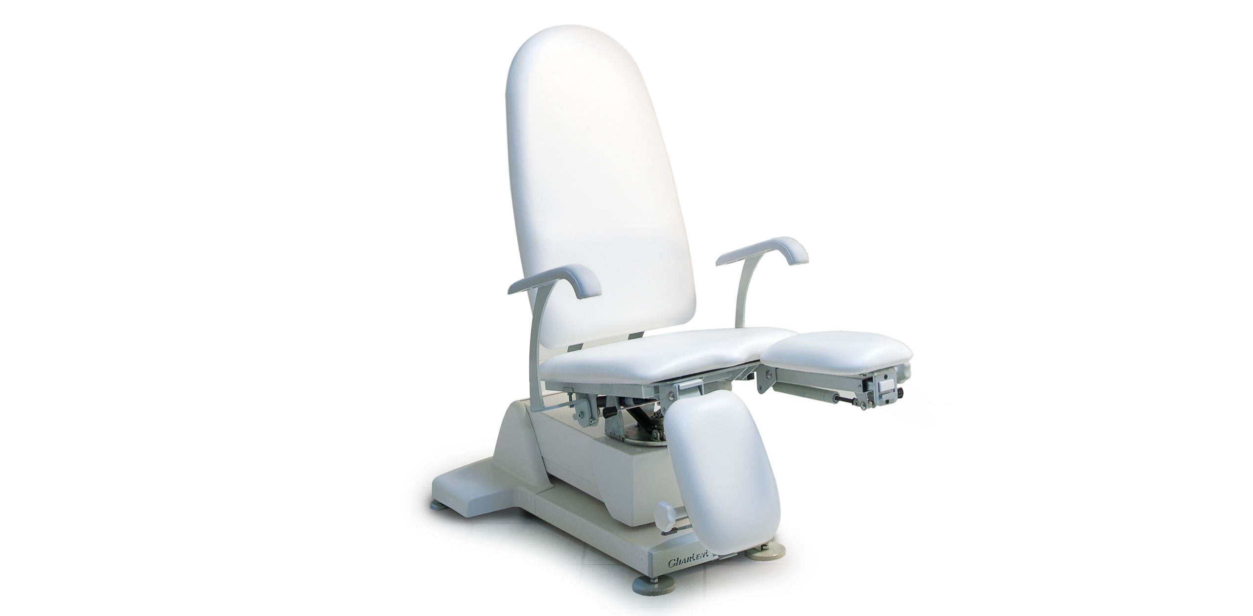 Luxury Gharieni spa treatment table with ergonomic design and adjustable features.