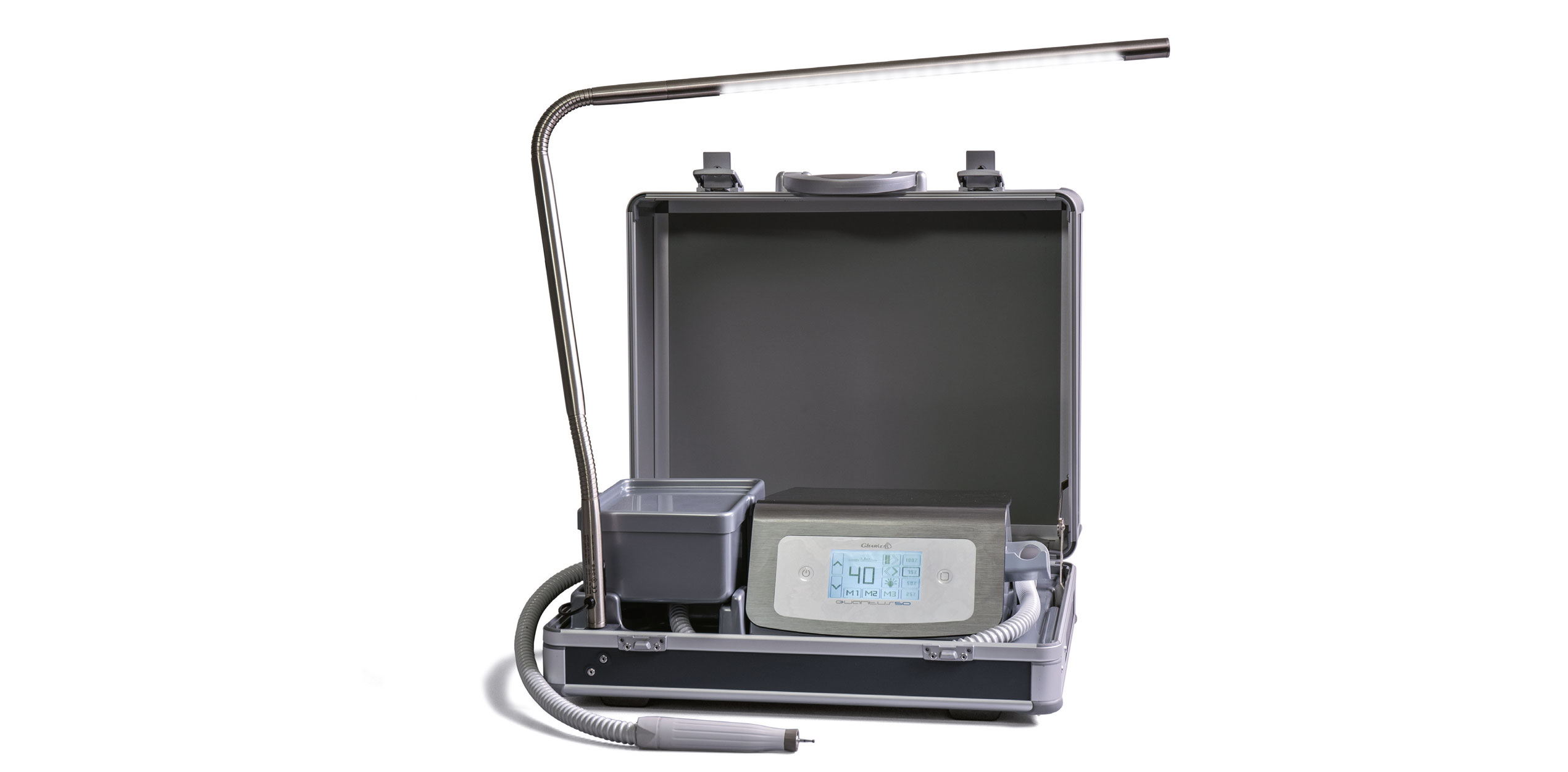 Gharieni advanced spa equipment with LED light and digital controls for premium treatments.