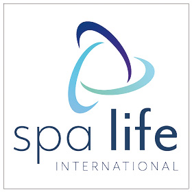 I'm unable to analyze the image directly, but based on your description, here's a suitable alt text:

"Modern spa logo design for premium treatment tables by Gharieni."
