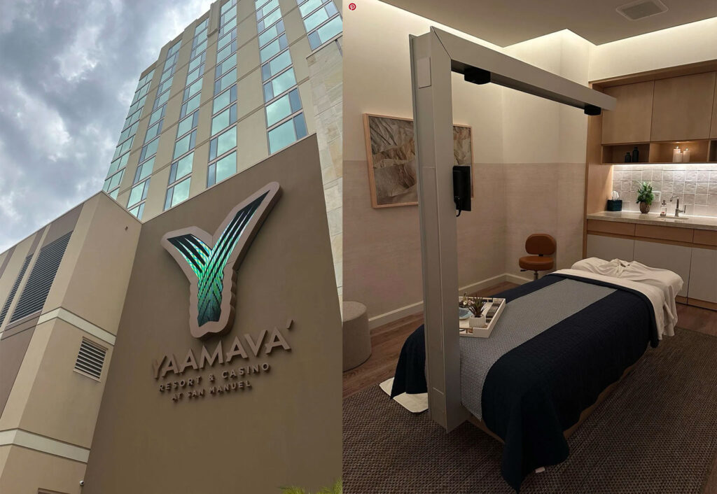 Premium spa treatment room with advanced Gharieni equipment in luxury setting.