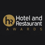 "Hotel and Restaurant Awards 2023 Logo on Black Background"