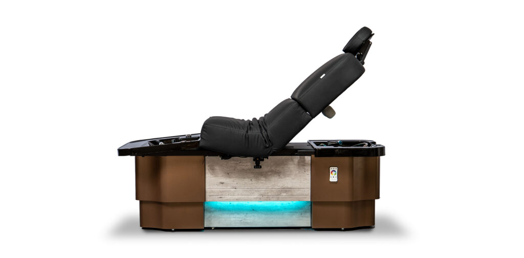 Gharieni ZenFusion Hydrospa-Behandlungsliege mit integriertem Head Spa und Foot Spa